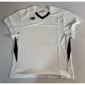 New Balance Men's Lacrosse‎ LAX Jersey Short Sleeve Mesh White Polyester Small